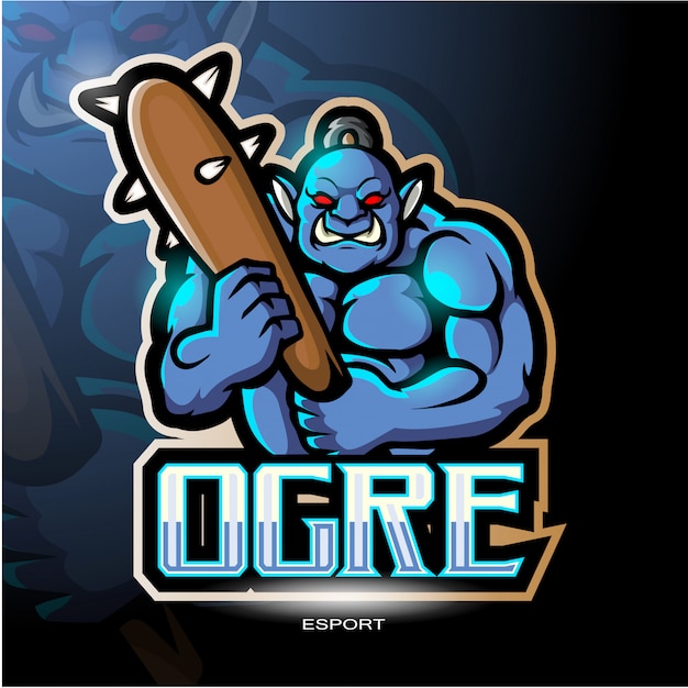 Logo maskotka Ogre