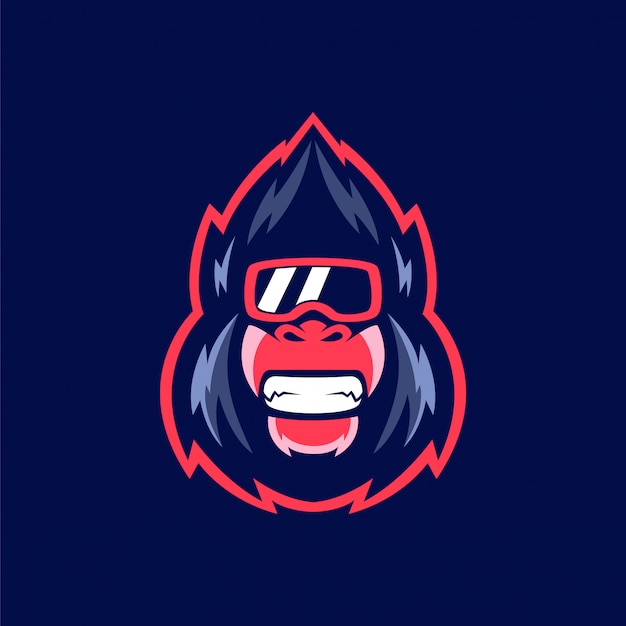 Logo Maskotka Szklana Gorilla