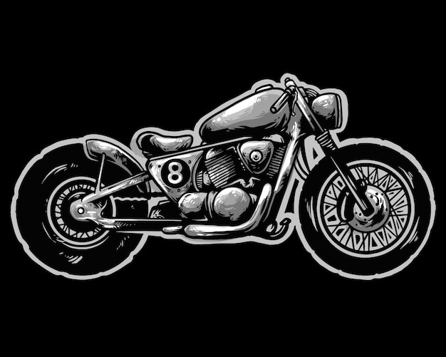 Logo Maskotka W Stylu Bobber