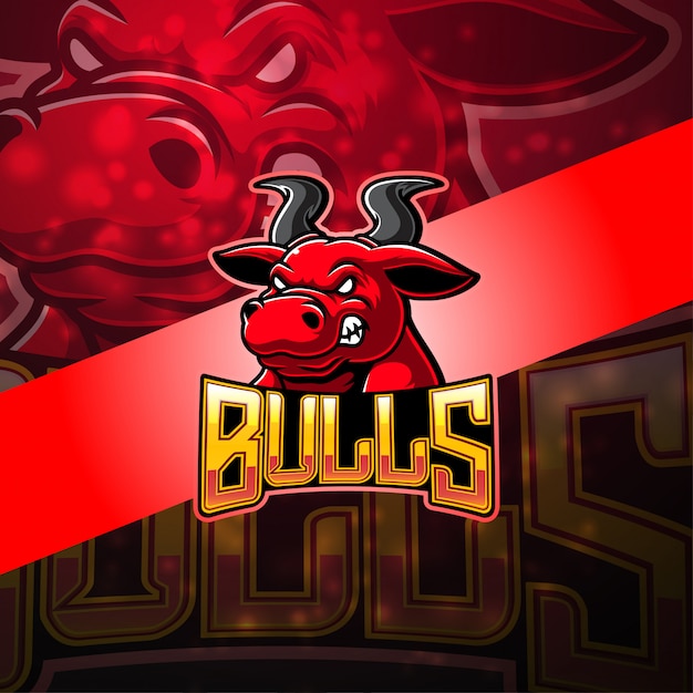 Logo Maskotki Bulls Esport