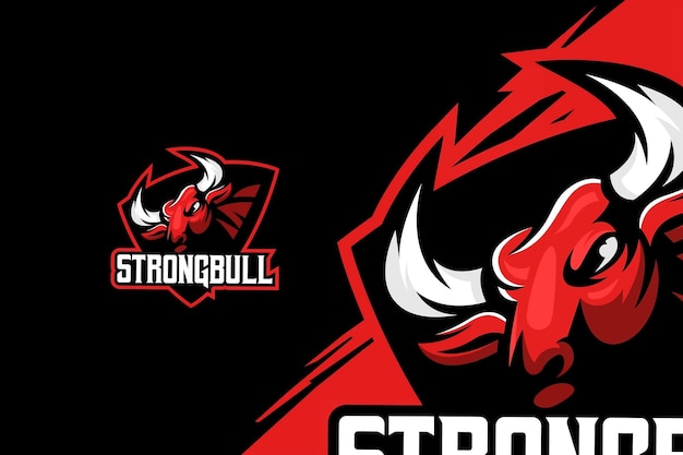 Logo maskotki byka