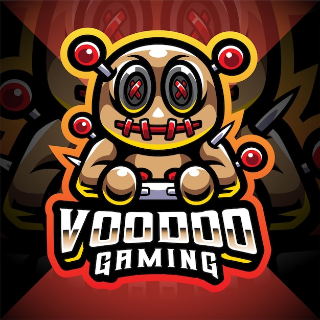 Logo Maskotki E-sportu Voodoo