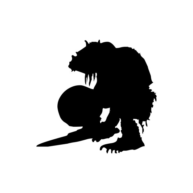 Logo maskotki goryli