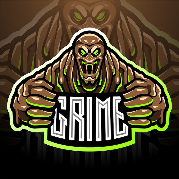 Logo Maskotki Grime Esport