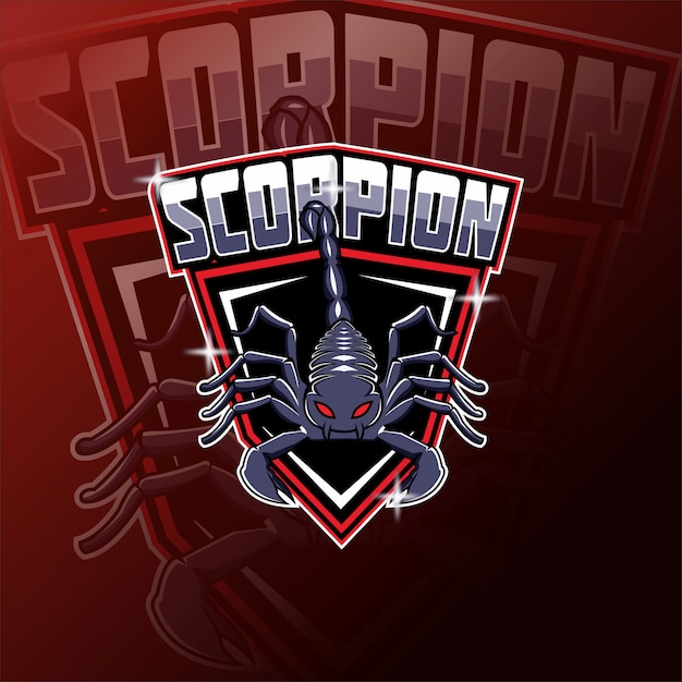 Logo Maskotki Zespołu E-sportowego Zespołu Scorpions