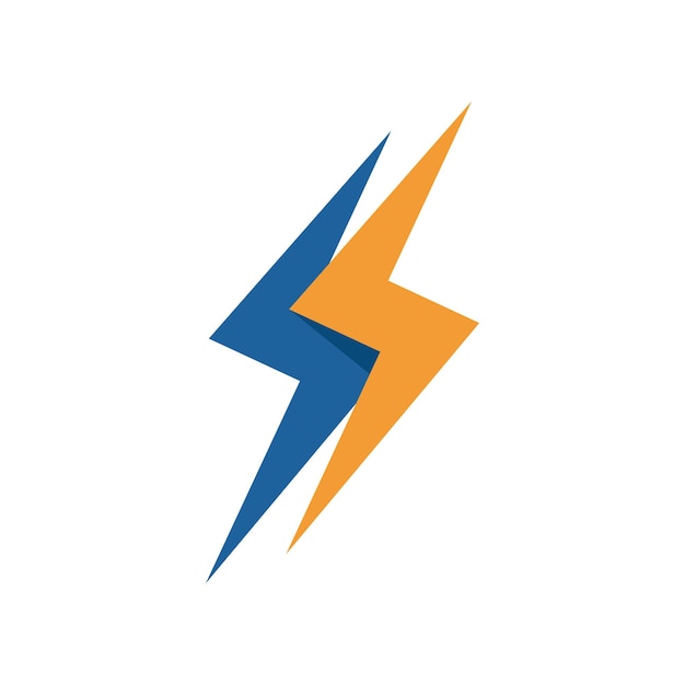 Plik wektorowy logo mocy pioruna energii