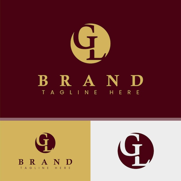 Logo Monogram Litery Gl