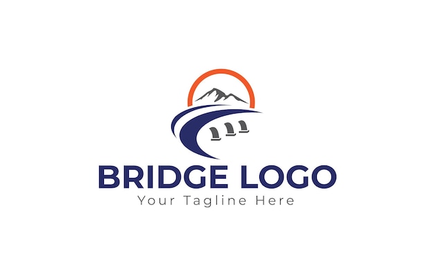 Plik wektorowy logo mostu