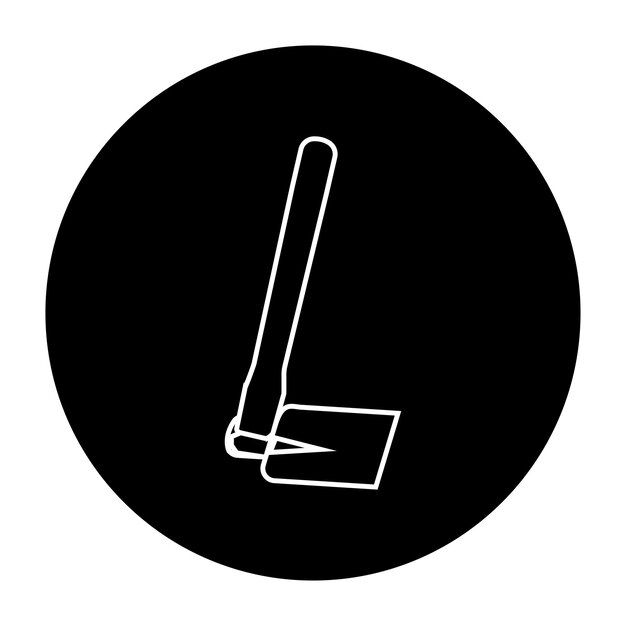 Plik wektorowy logo narzędzia ogrodniczego