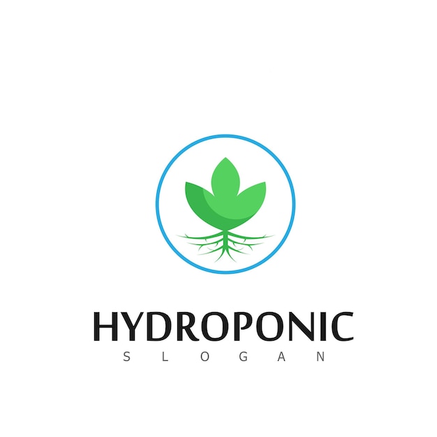 Logo Natury Hydroponicznej Naturalny Symbol Projektu