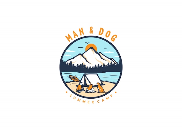 Logo Obozowe Man & Dog