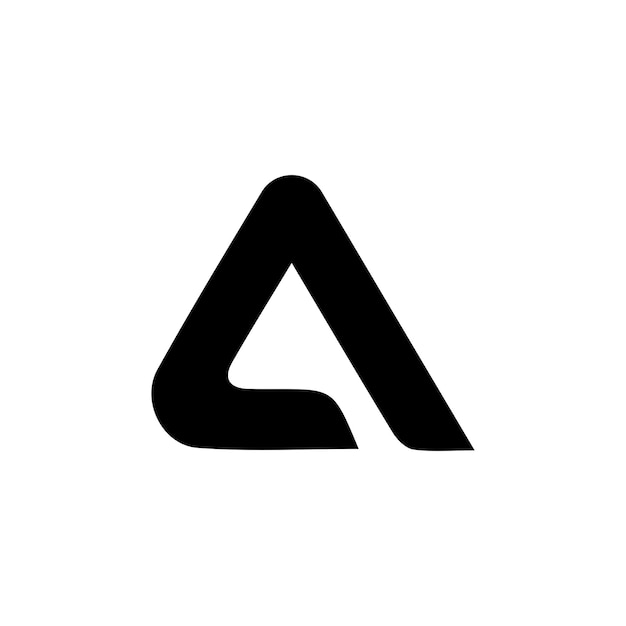 Logo ostatnie Monogram z wektorem