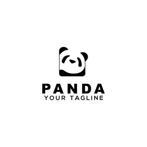 Plik wektorowy logo panda