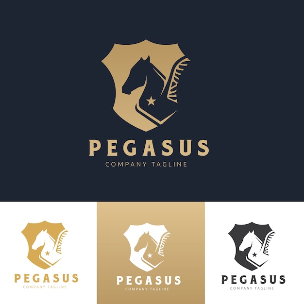 Logo Pegasusa. Logo Konia