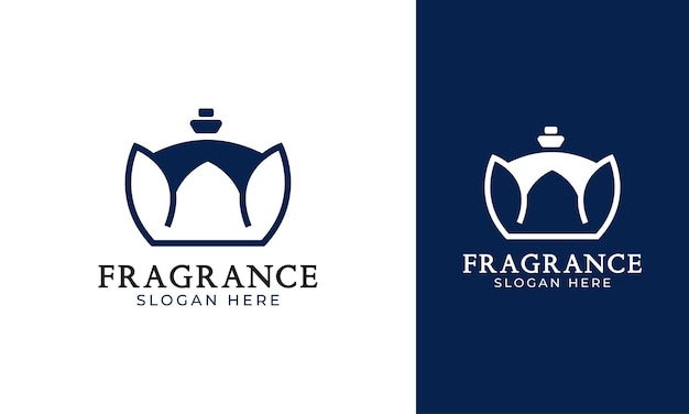 Logo Perfum W Butelce Z Koncepcją Zapachu Kwiatowego