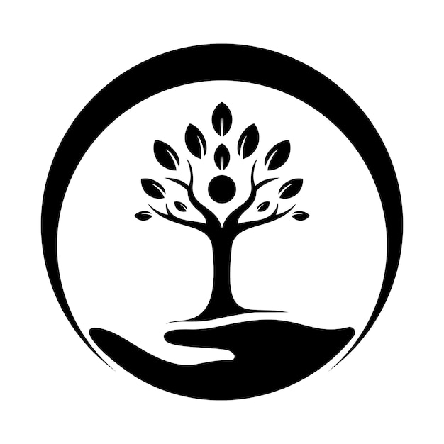 Plik wektorowy logo pielęgnacji dłoni