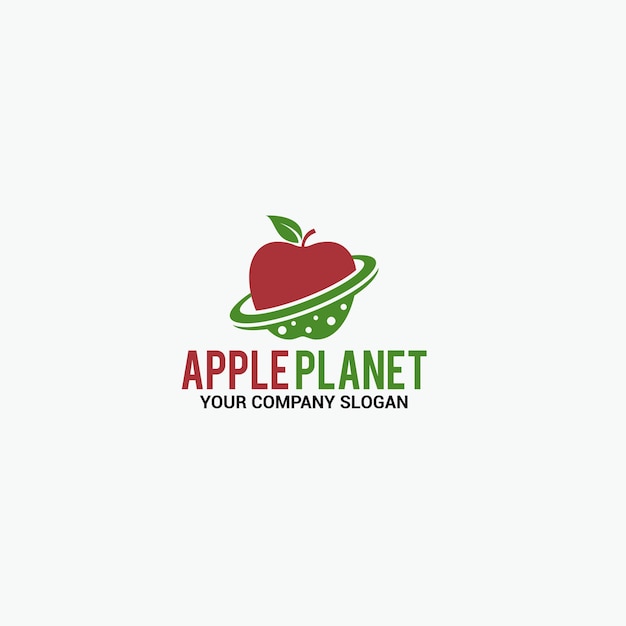 Plik wektorowy logo planety apple