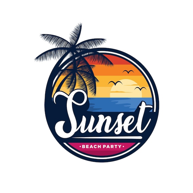 Logo plaży Sunset Summer