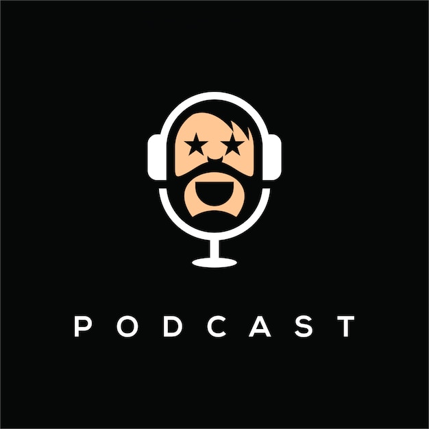 Logo Podcastu, Proste I Unikalne Logo Dla Twojego Kanału Podcastu, Element Projektu