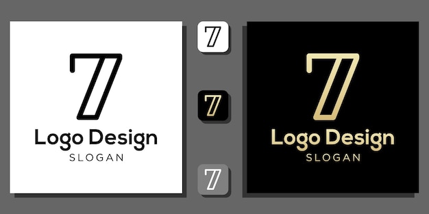 logo projekt numer siedem lat kalkulator kodowanie numeryczne procent technologia z szablonem aplikacji