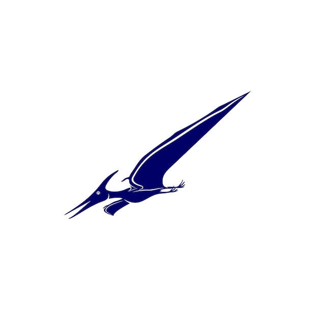 Logo Pterozaurów Wektor Ikona Symbol Szablon Ilustracja