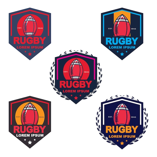 Logo Rugby, American Logo Sport