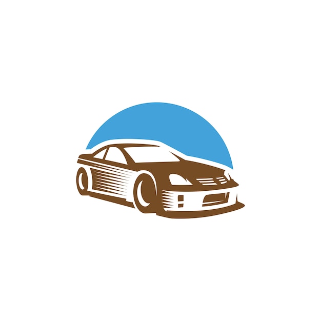 Logo samochodu sportowego lub ikona