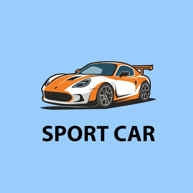 Logo samochodu sportowego