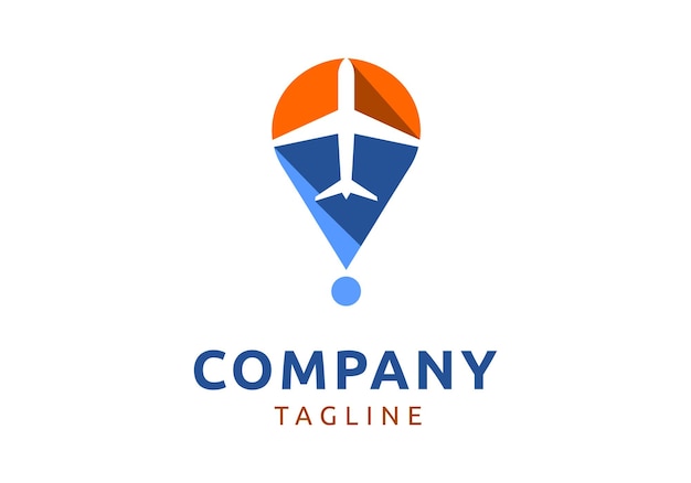 Logo Samolotu Odpowiednie Dla Firmy Turystycznej