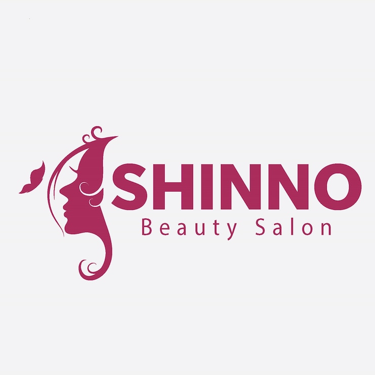 Wektor logo shinno elegantne logo dla salonów fryzjerskich lub kosmetycznych