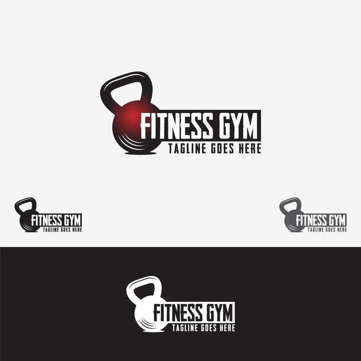 Logo siłowni fitness