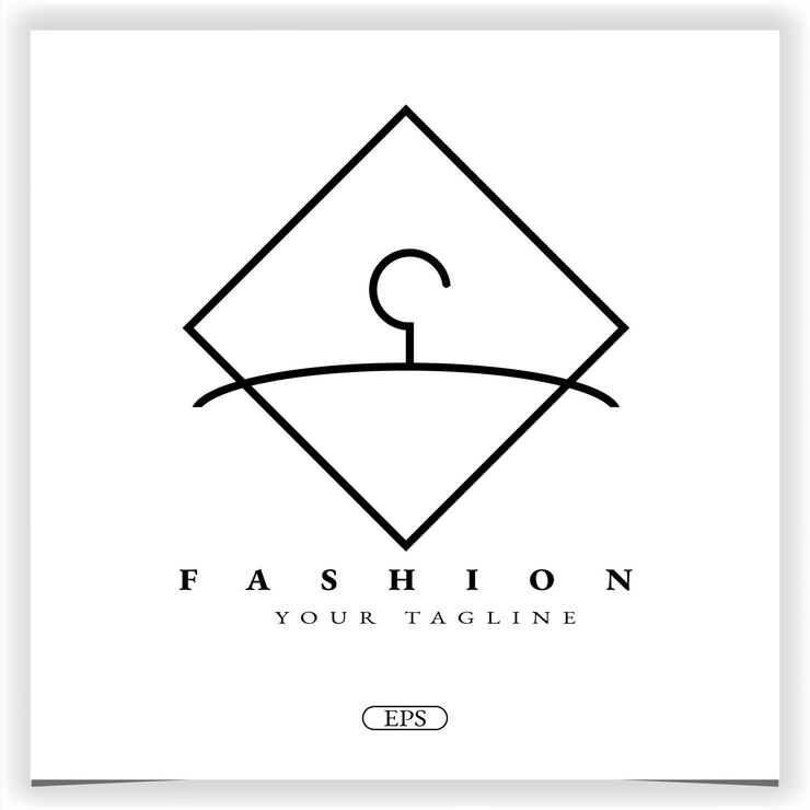 Wektor logo sklepu mody premium elegancki szablon wektor eps 10