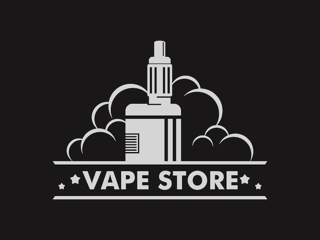 Plik wektorowy logo sklepu vape