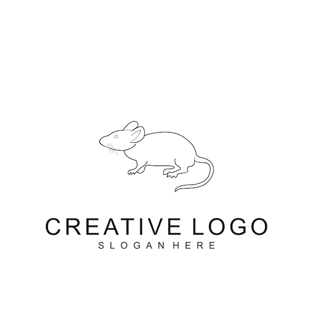Logo sklepu z myszami z napisem "kreatywny"