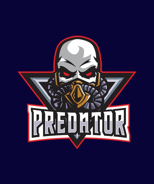 Logo Skull Predator E Sports