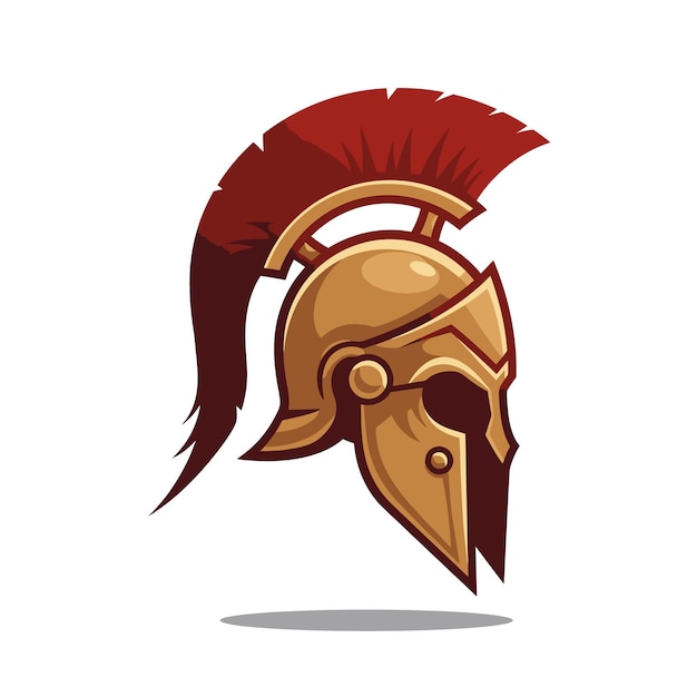 Logo spartańskiego hełmu