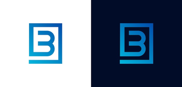 Logo Streszczenie Litera B.