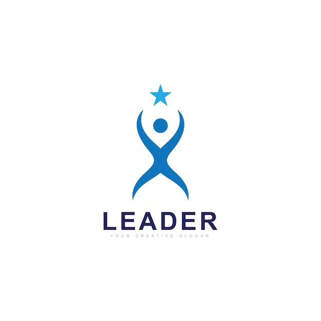 Plik wektorowy logo sukcesu logo przywództwa i wektor logo edukacji