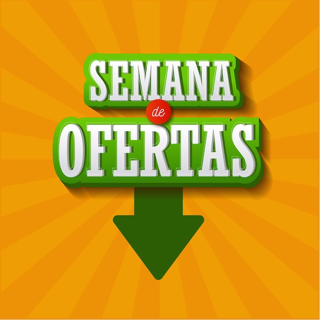 Plik wektorowy logo super oferta wektor swobodny w brazylii