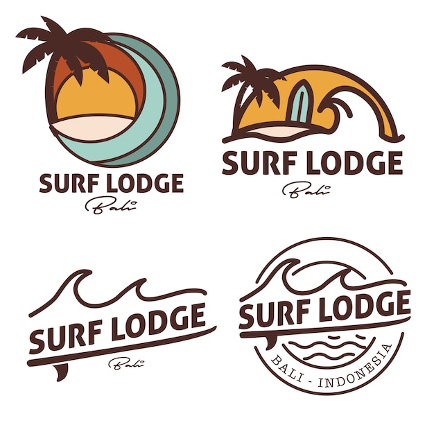 Logo Surf Lodge Odznaka