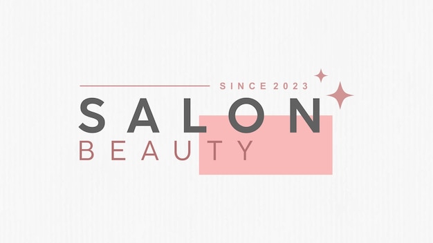 Logo szablonu salonu piękności