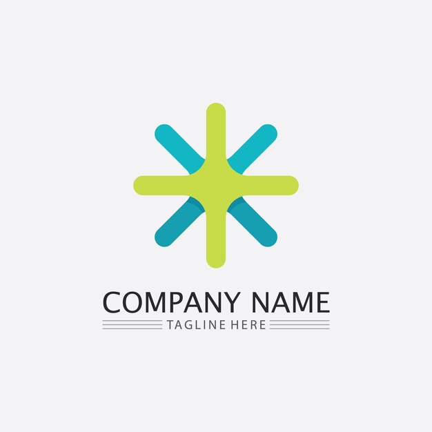Logo szpitala i ikona symbole opieki zdrowotnej szablon ikony aplikacji