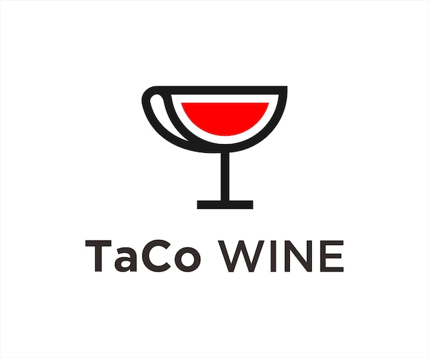 Logo Taco Wina Lub Wektor Taco