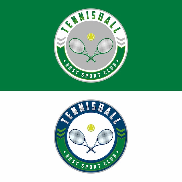 Plik wektorowy logo tenisa odznaka sportowa ilustracji wektorowych