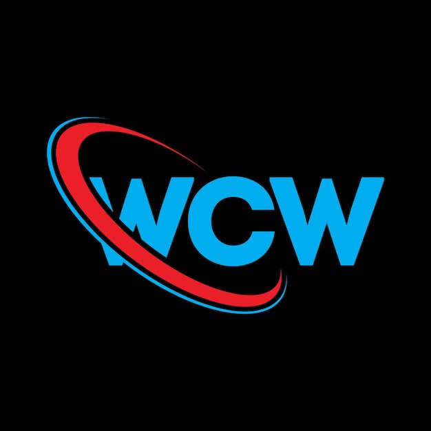 Logo Wcw (literatura Wcw) Projekt Logo Litery Wcw (inicjały Wcw) Logo Wcw Połączone Z Okręgiem I Dużymi Literami Monogram Logo Wcw Typografia Dla Firmy Technologicznej I Marki Nieruchomości