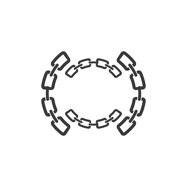 Logo wektor korporacyjny streszczenie jedność łańcucha biznesu