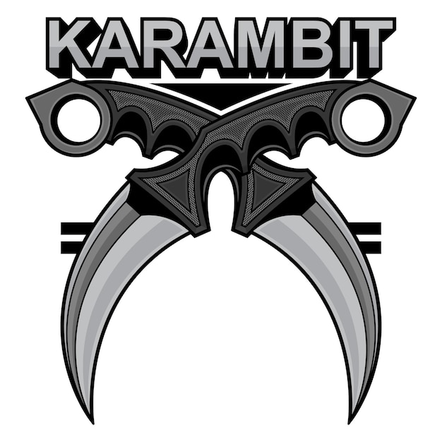 Logo Wektor Noża Karambit