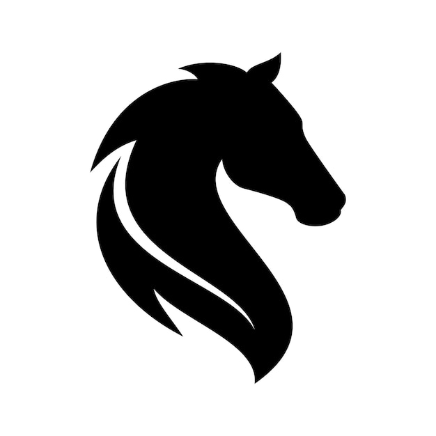 Logo Wektora Głowy Konia