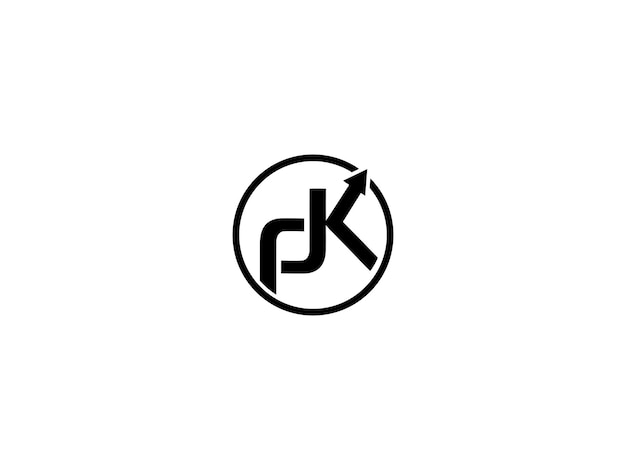 Plik wektorowy logo wektora pk