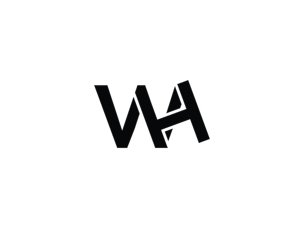 Plik wektorowy logo wektora wh hw